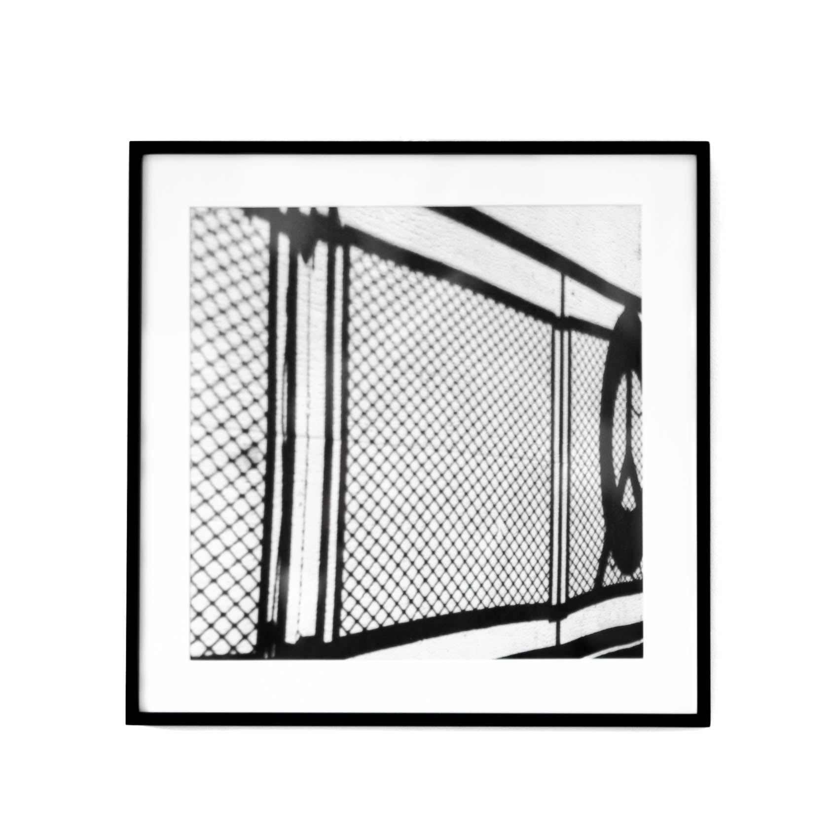 Art - B&W Net Shadow - SMALL - CLEARED 19" x 19"