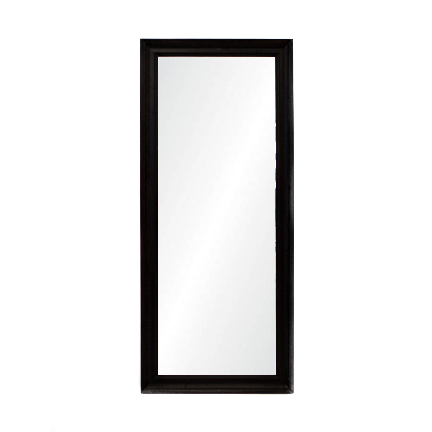 Mirror - Leaning Large Titan Black Frame 71"