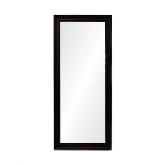 Mirror - Leaning Large Titan Black Frame 71"