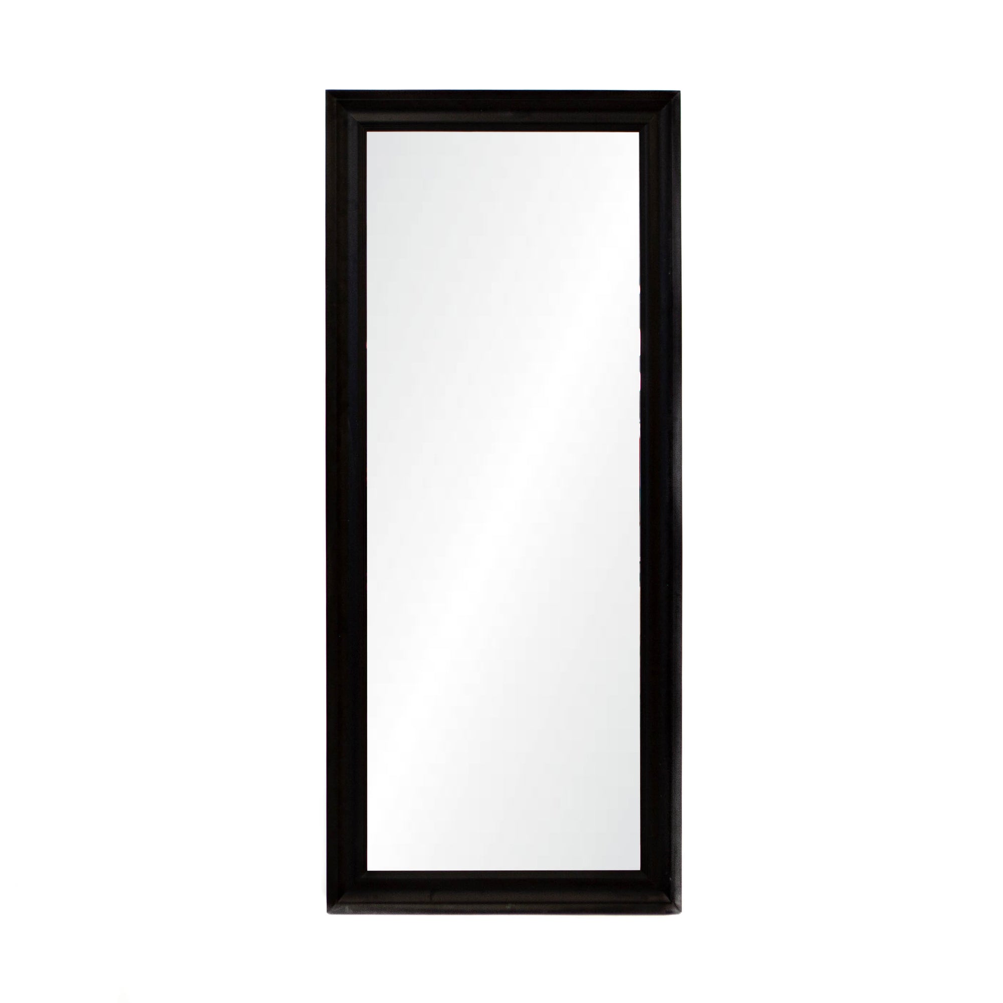 Mirror - Leaning Large Titan Black Frame 71"