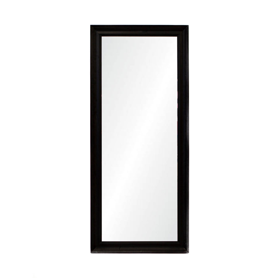 Mirror - Leaning Large Titan Black Frame 71"