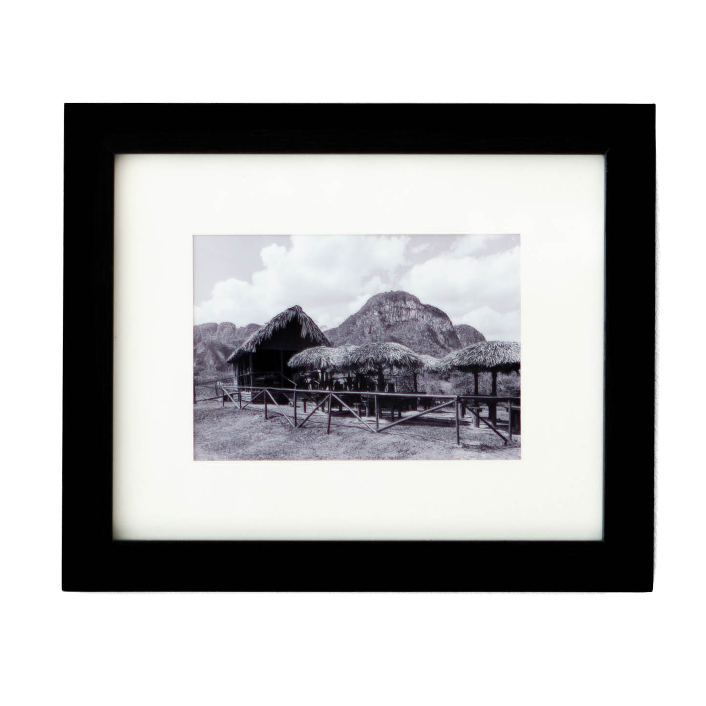 Art - Communal Huts - SMALL - CLEARED 9" x 11"