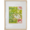 Art - Lime Green w/ Pink Roses IV - SMALL - Cleared - 13" x 17"