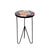 Outdoor Side Table - Table Colourful Orange Print