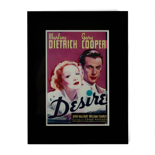 Art - Movie Poster "Desire" - SMALL - NOT CLEARED 18" X 25"