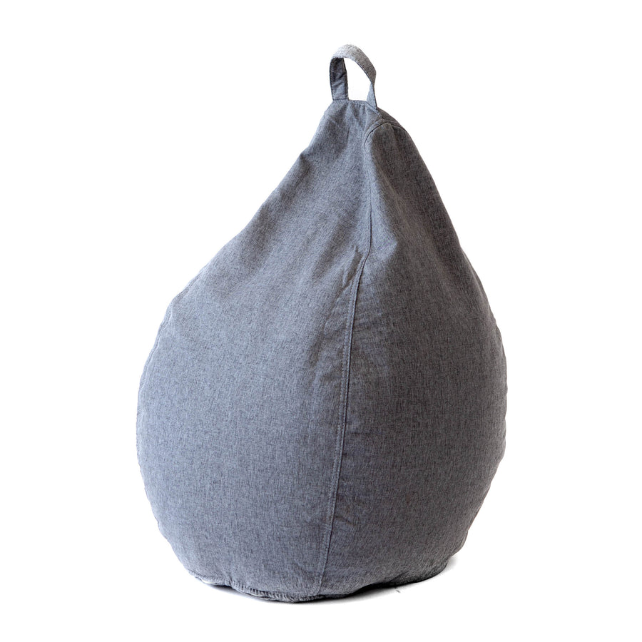 Bean Bag - Grey Egg Shaped