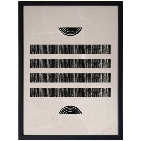 Moshi w/ Black Frame 24" x 30" - CLEARED