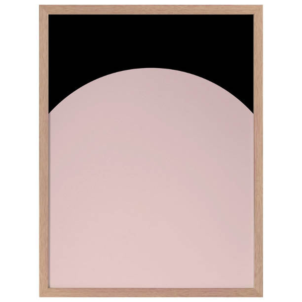 Art - Arc I w/ Light Wood Frame 30" x 48" - CLEARED