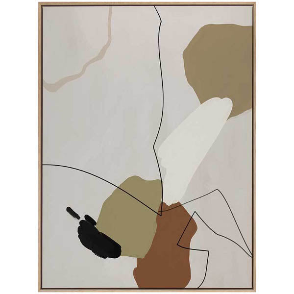 Art - CLEARED - To the Wire III w/ Light Wood Frame 24x36