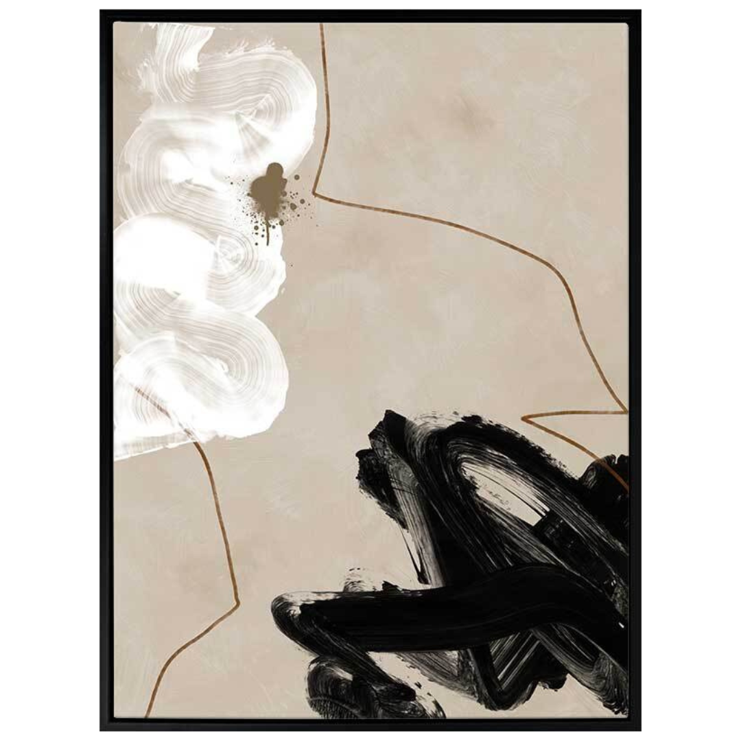 Art - Act Natural I w/ Black Frame - CLEARED - 40 x 53