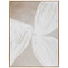 Blanc Spaces I w/ Light Wood Frame - CLEARED - 24 X 36