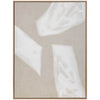 Art - CLEARED - Blanc Spaces III w/ Light Wood Frame