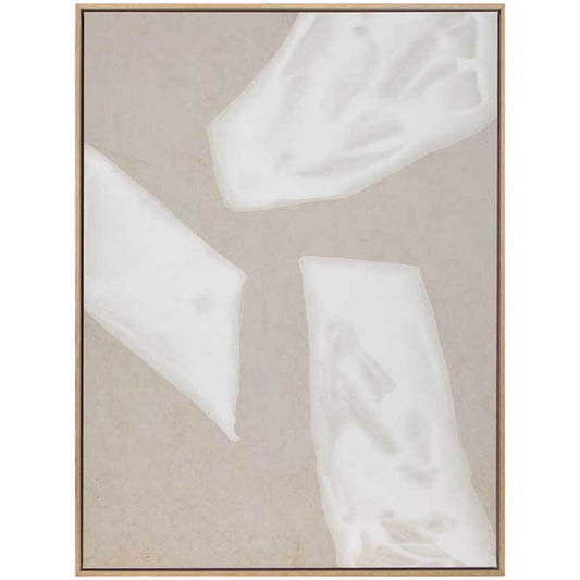 Blanc Spaces III Cleared 30" x 40"