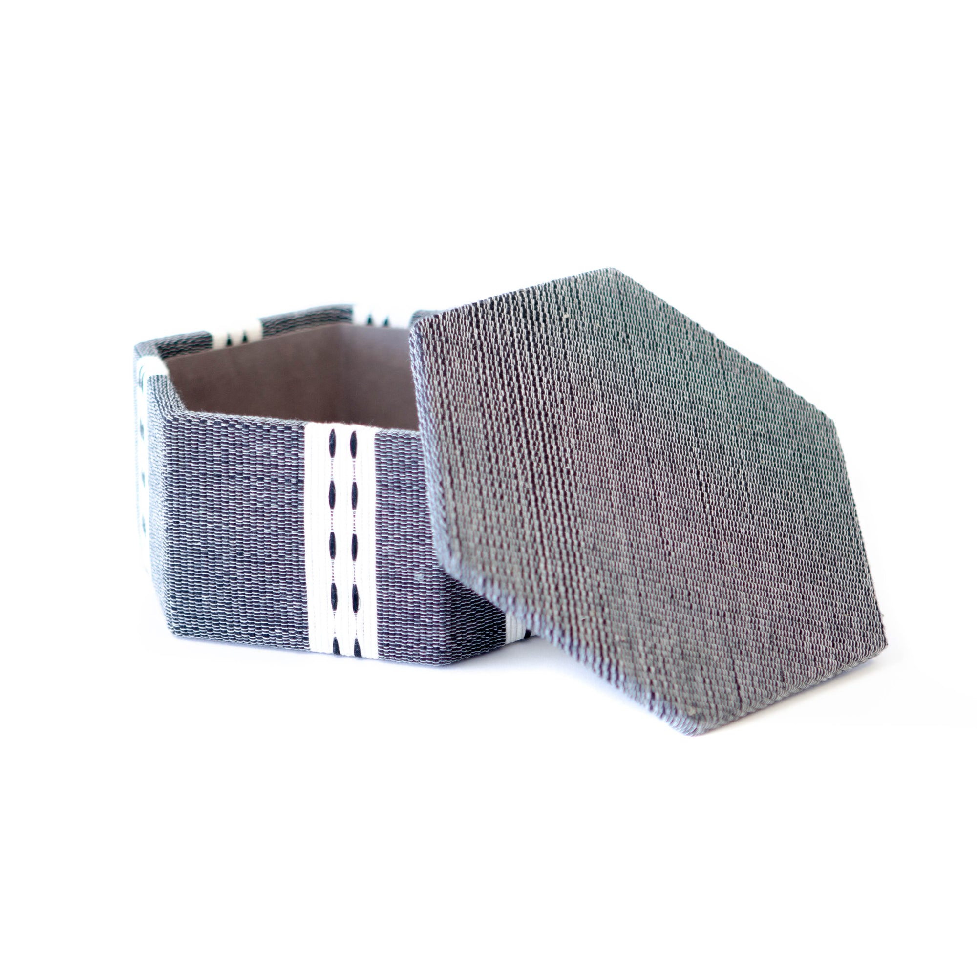 Koba Box Woven Black & White