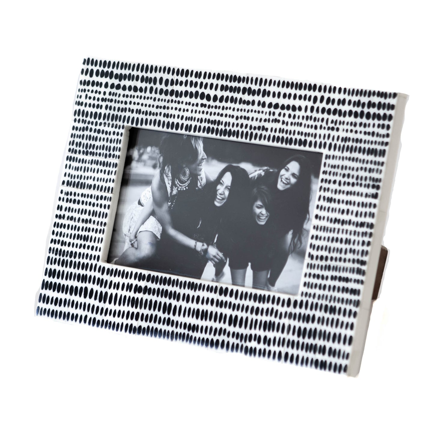 Black & White Polka Dot - Cleared - 8 x 6