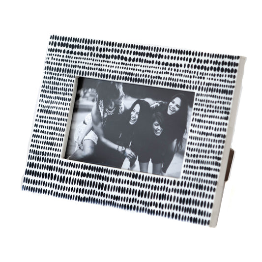 Black & White Polka Dot - Cleared - 8 x 6