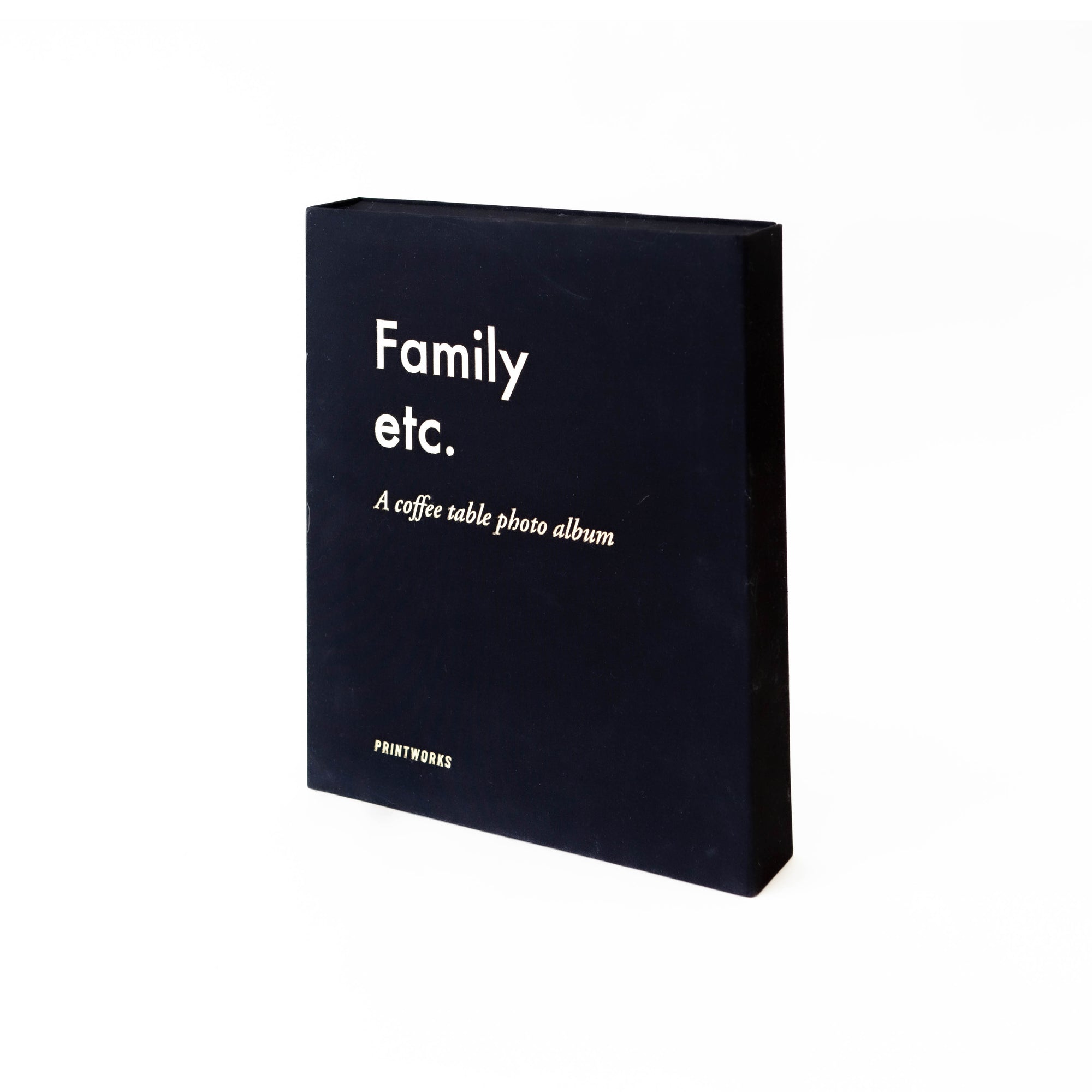 Black w/ Gold Tone Letters Photo Album
