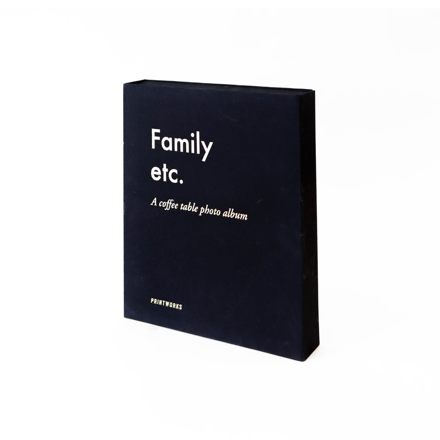 Black w/ Gold Tone Letters Photo Album