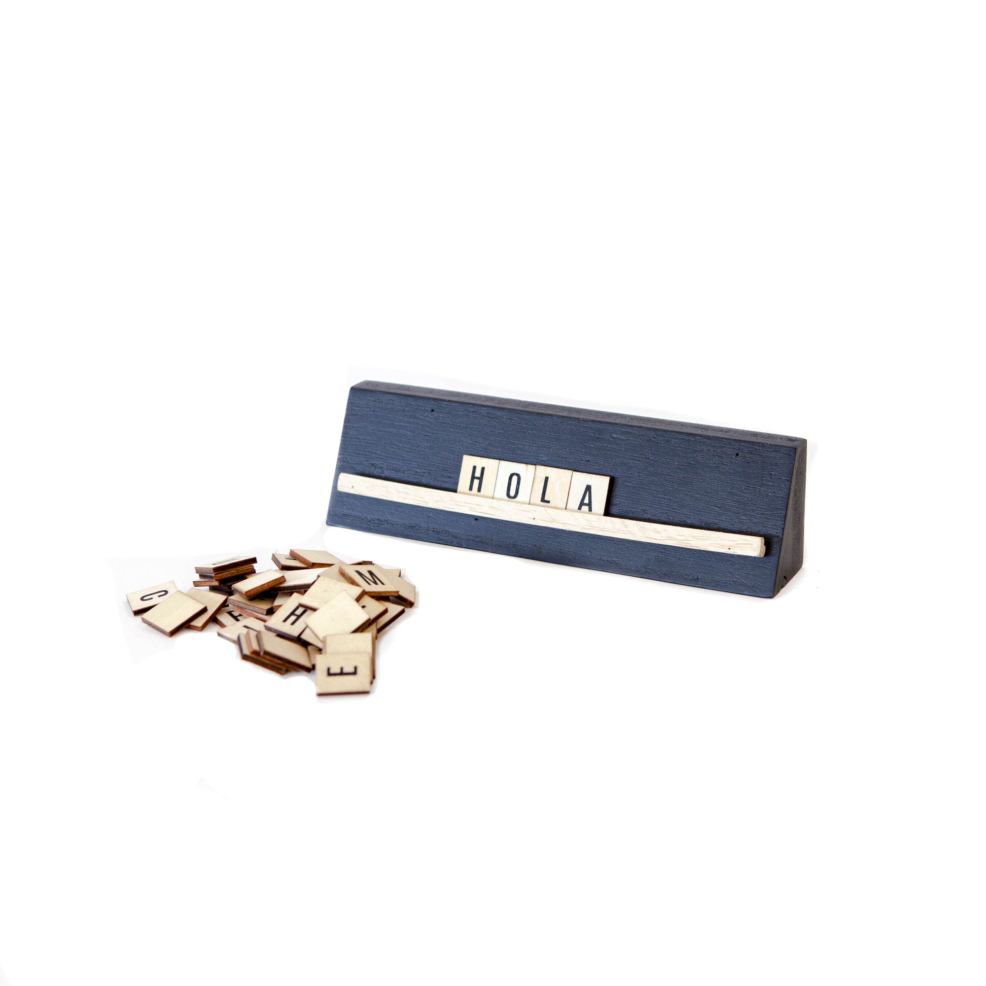 Letter Stand Black & Wood