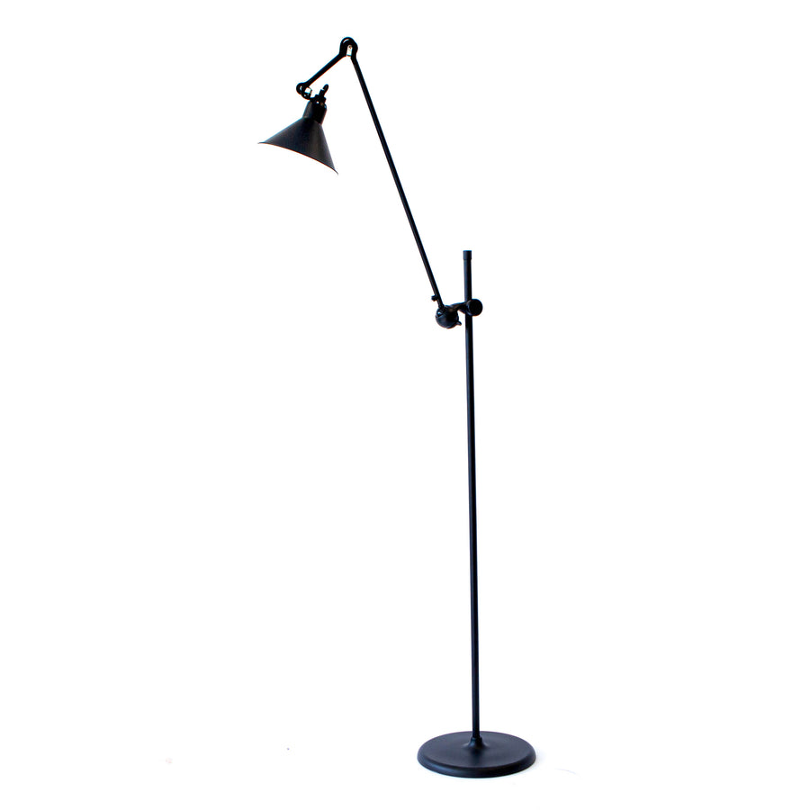 Floor Lamp - Adjustable Black