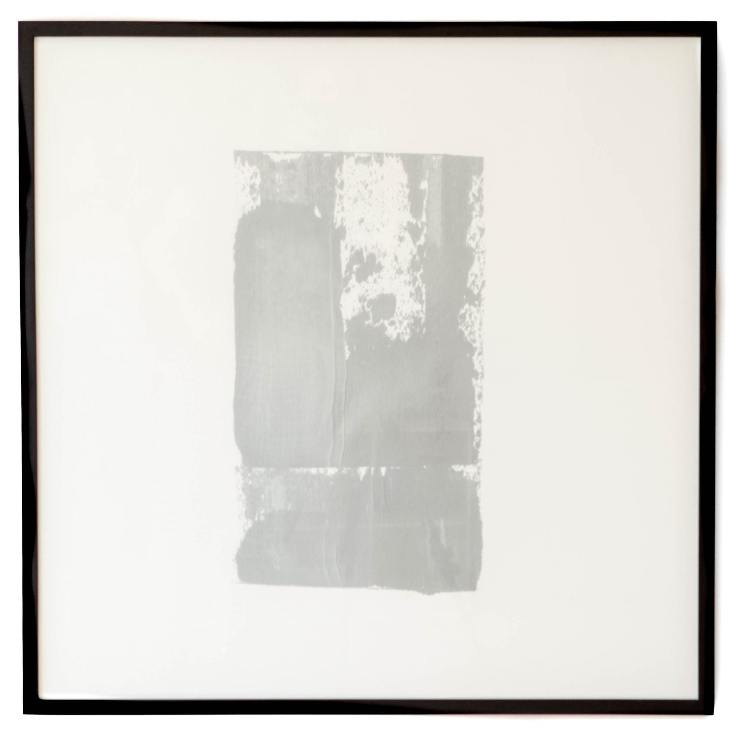 Grey Brushed Canvas w/ Black Frame - Cleared - 33 x 33