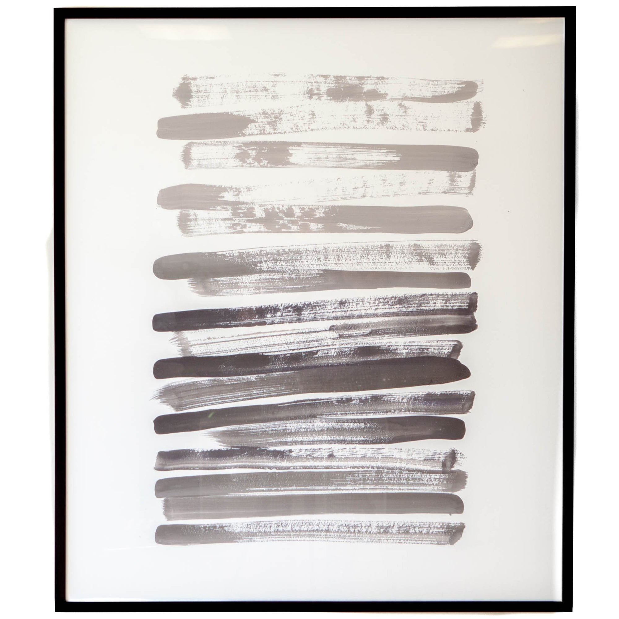 50 Shades of Taupe w/ Black Frame - Cleared - 36 x 42