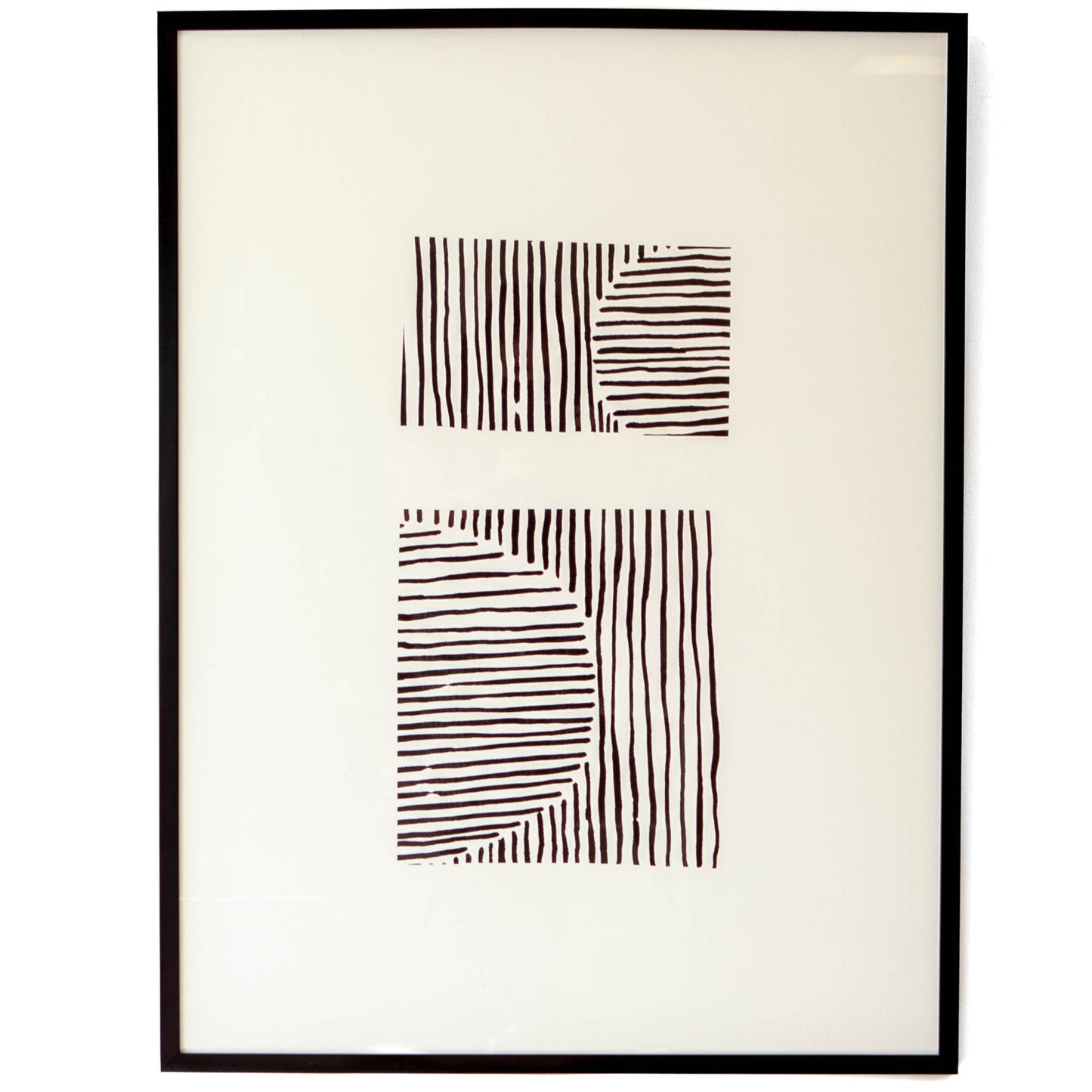 Hidden Moon w/ Black Frame - Cleared - 31 x 41