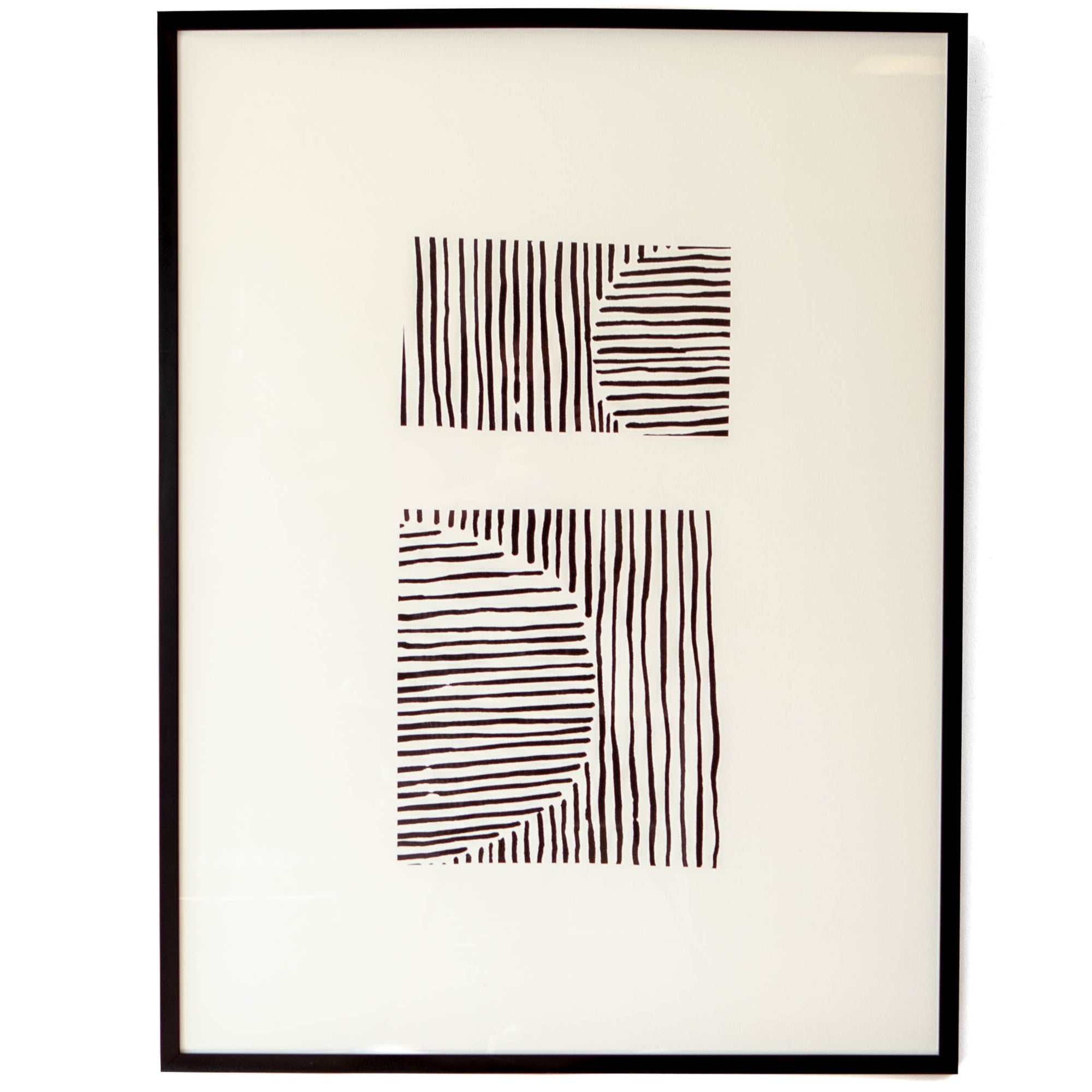 Hidden Moon w/ Black Frame - Cleared - 31 x 41