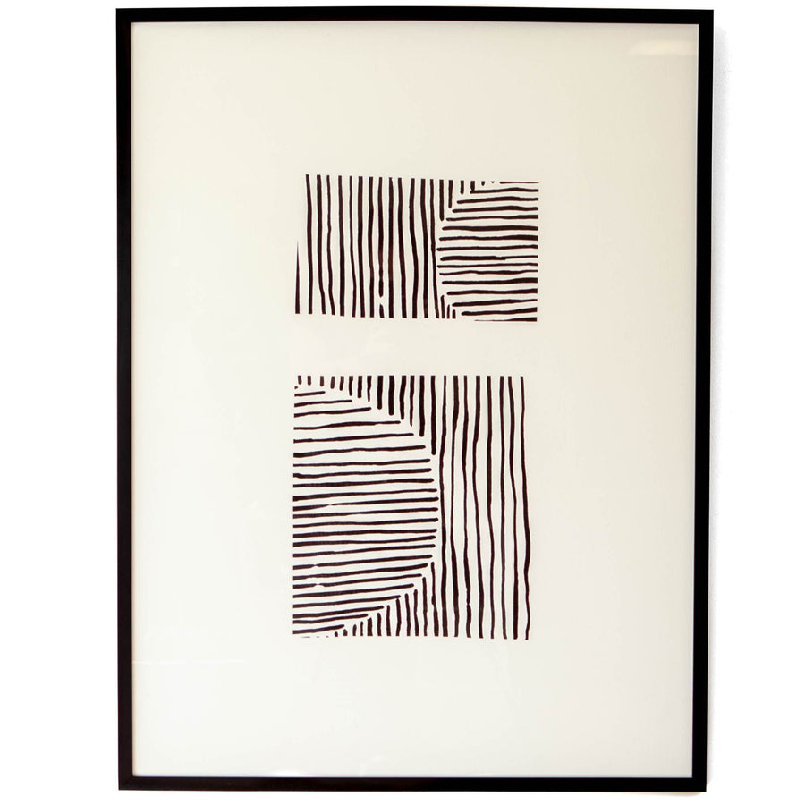 Hidden Moon w/ Black Frame - Cleared - 31 x 41