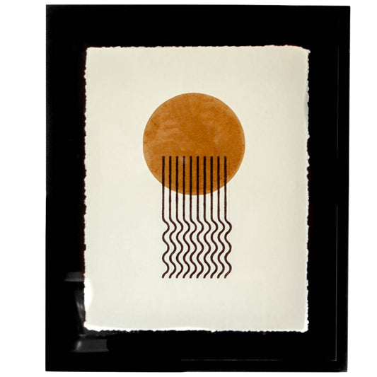 Sunrise w/ Black Frame - Cleared - 19 x 23