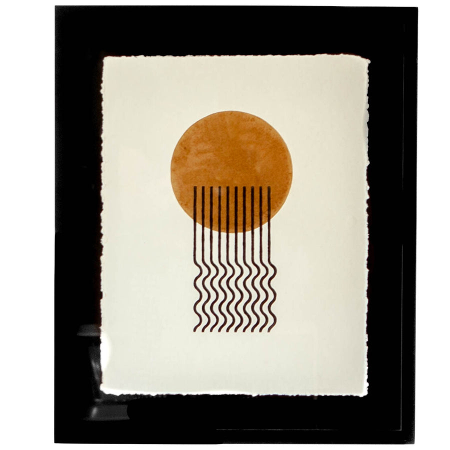 Sunrise w/ Black Frame - Cleared - 19 x 23