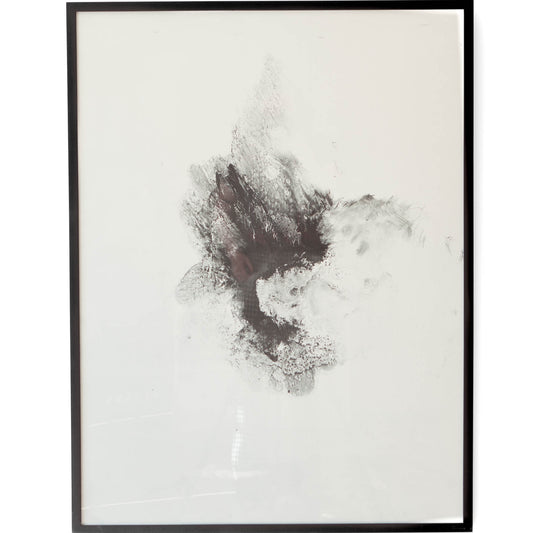 Surface of the Moon w/ Black Frame - Cleared - 31 x 41
