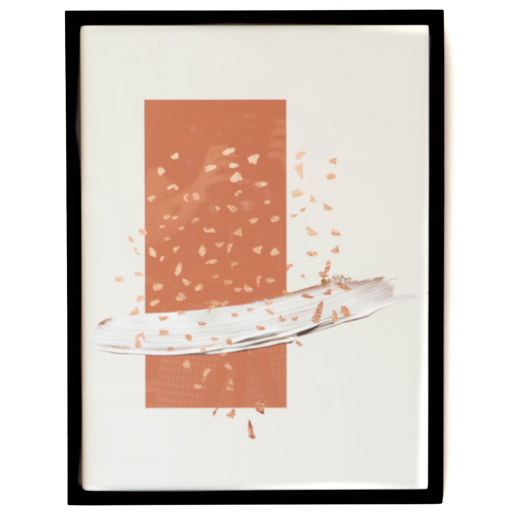 Fall Leaves w/ Black Frame - Cleared - 19" x 25"