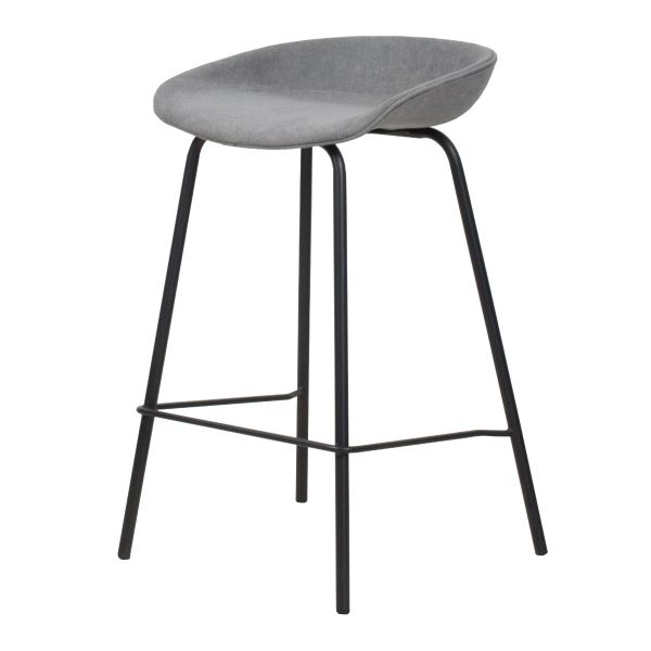 Counter Stool - Mitch Grey Upholstered