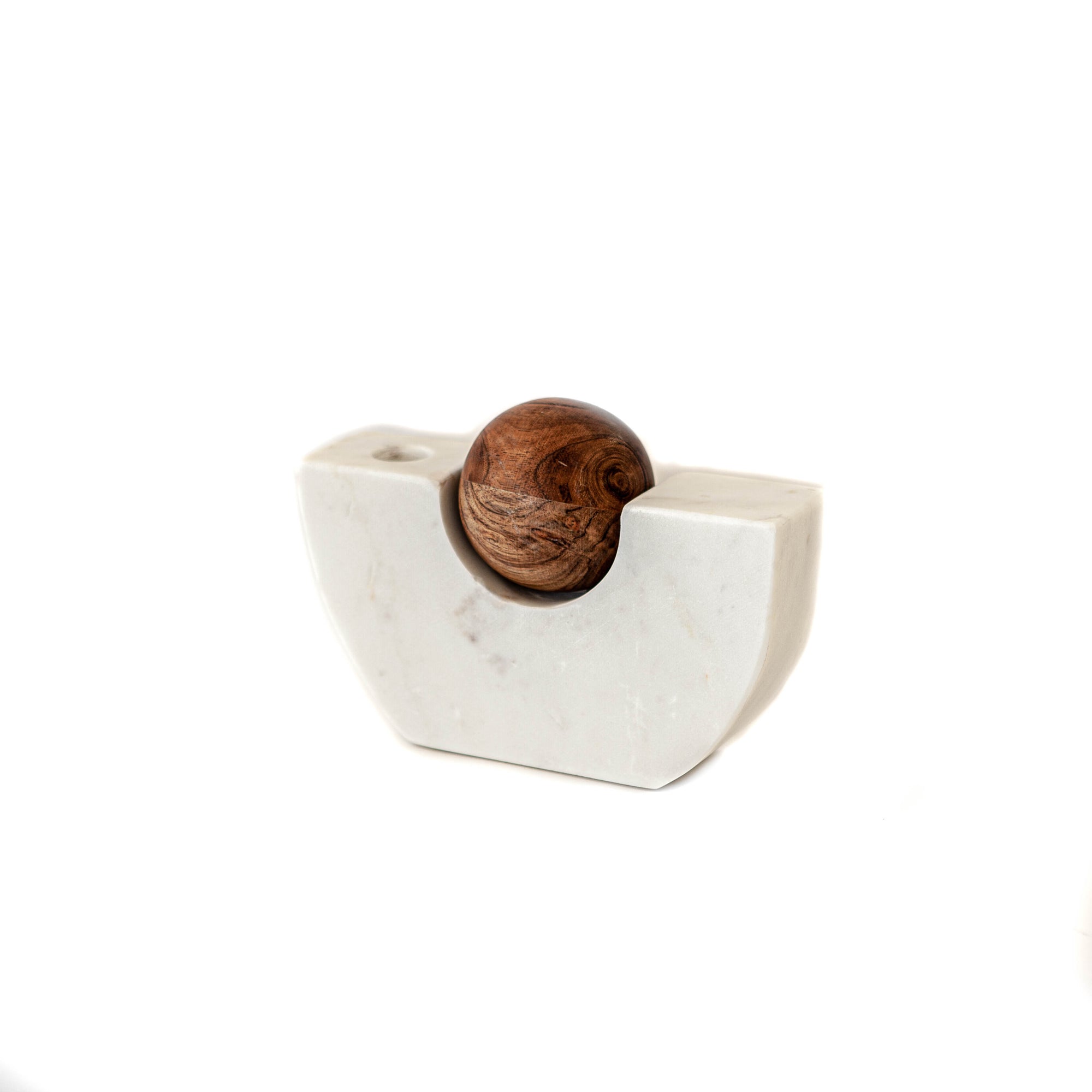 Marble Taper w/ Wood Ball
