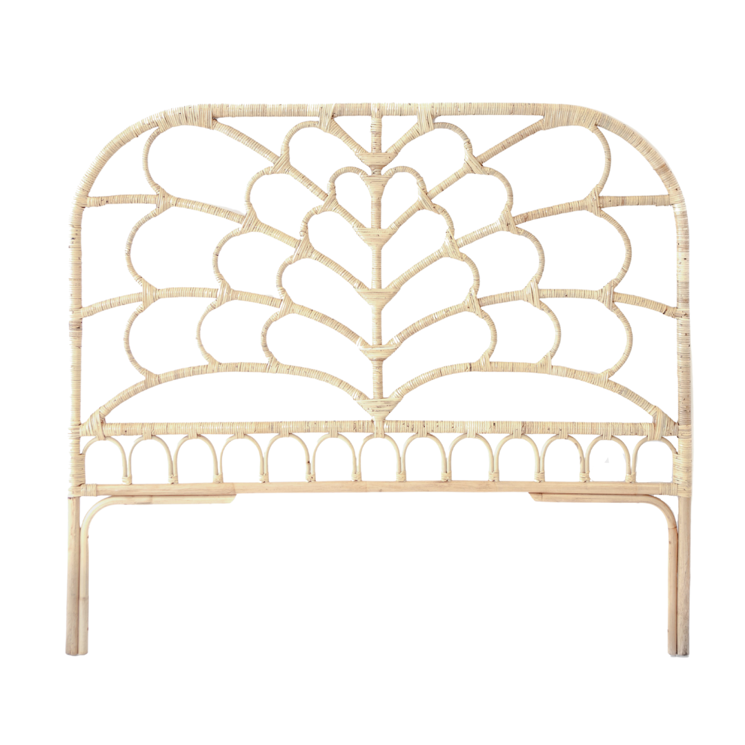 Headboard - Queen Handmade Rattan