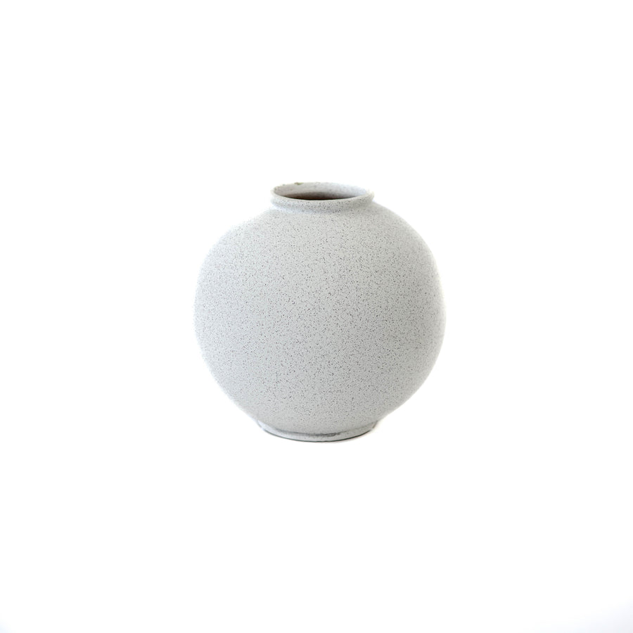 Textured Cream Ceramic Vase