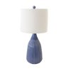Table Lamp - Ceramic Blue Stripes