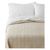 Coverlet Queen Textured Cotton Taupe