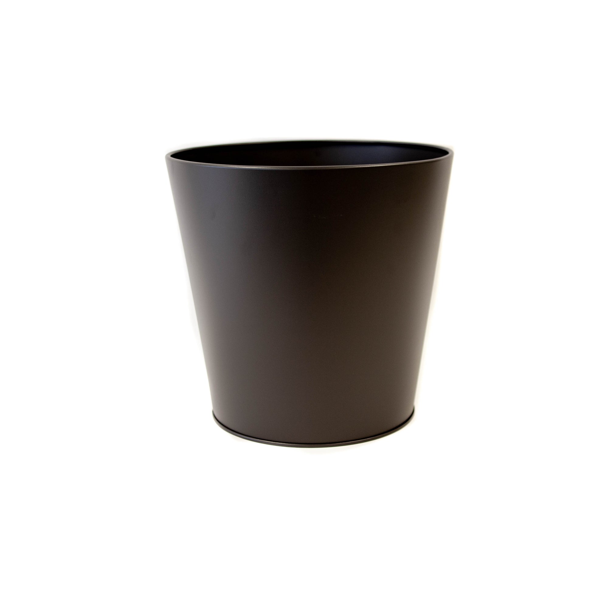 Large Steel Dark Gray Vase