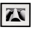 Art - B&W Small Solid Wave Building - Cleared - 10" x 8"