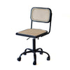 Office Chair - Black Rattan Canewood