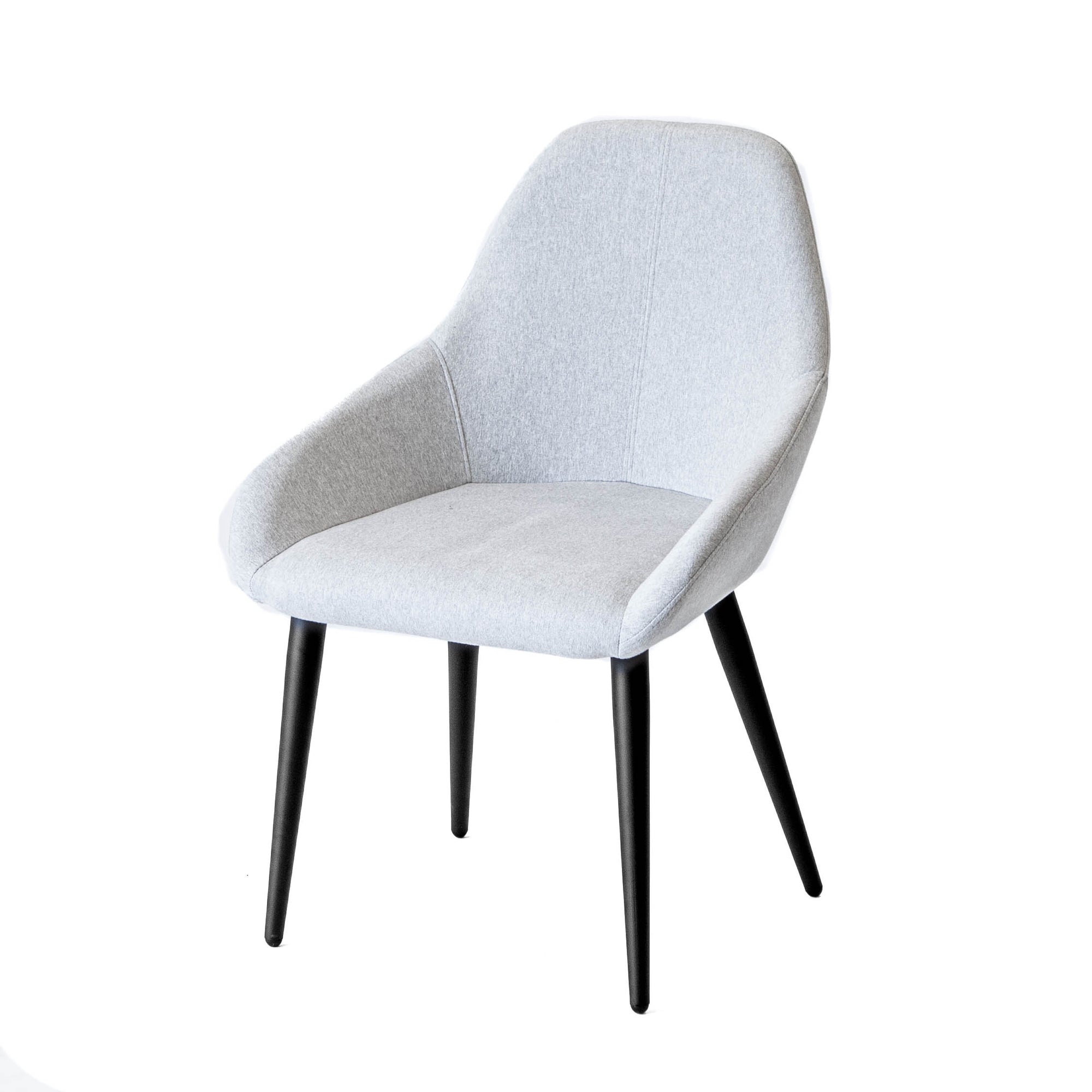 Dining Chair - Shindig Dove w/ Black Legs