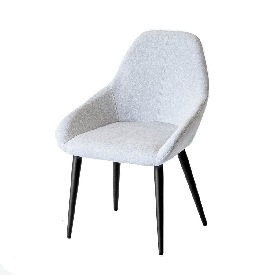 Dining Chair - Shindig Dove w/ Black Legs