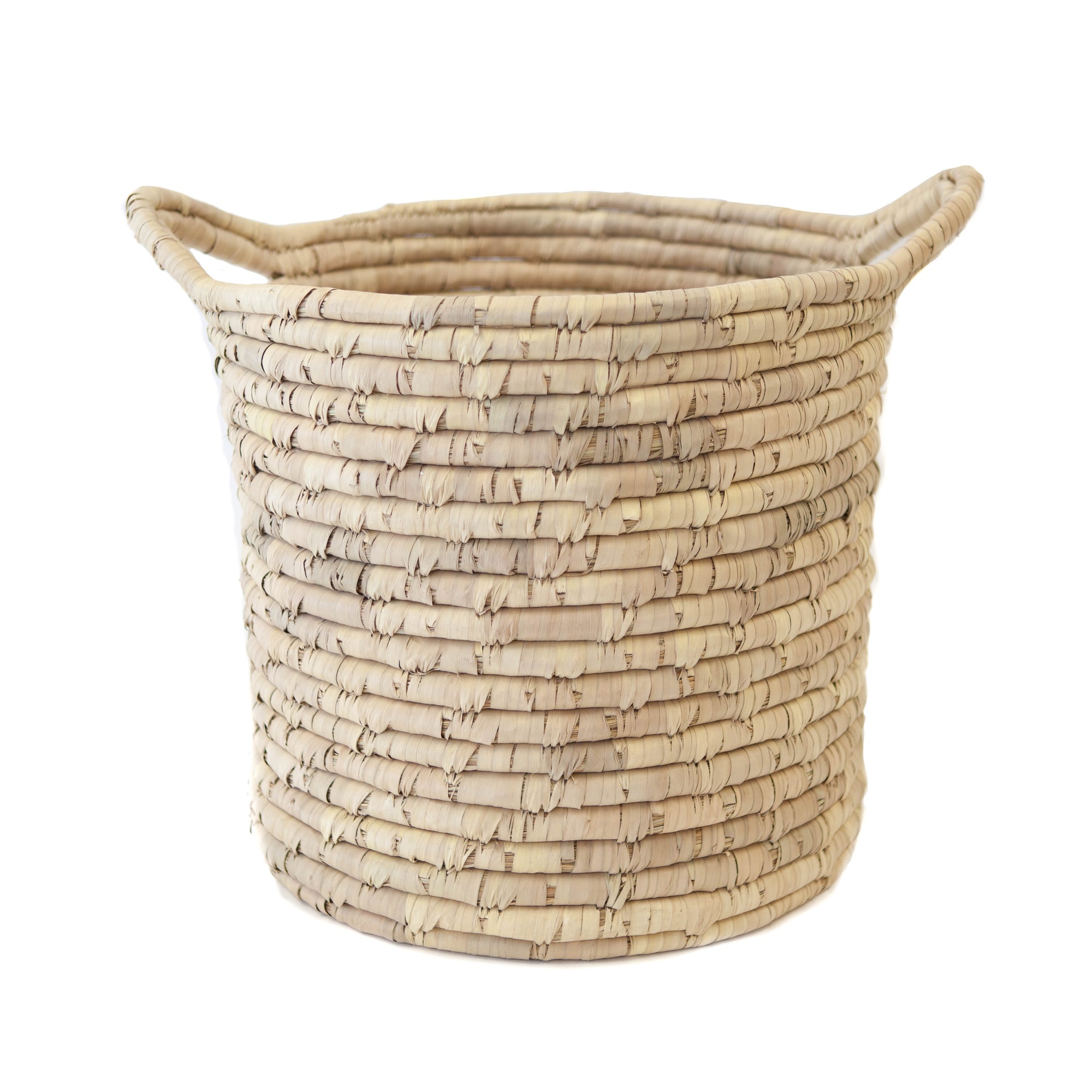 LARGE Natural Woven w/ Handles