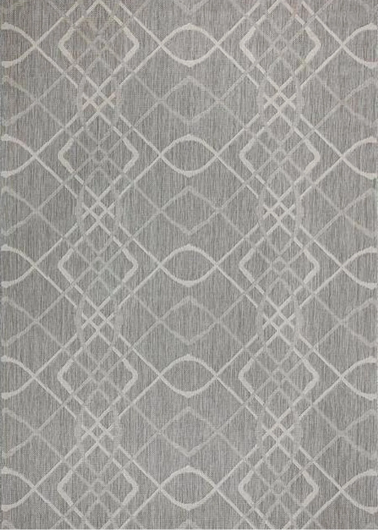 Linked Silver Rug