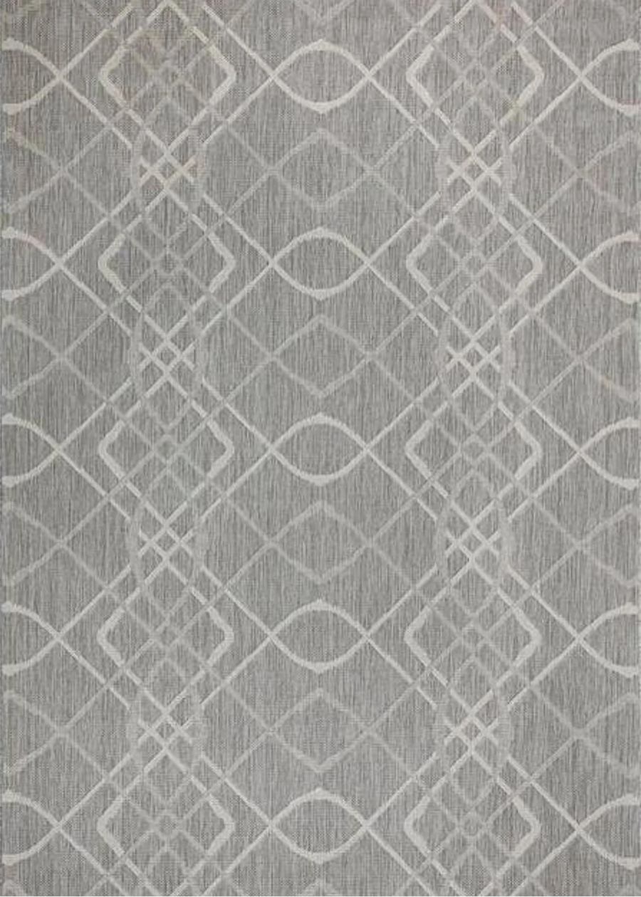 Linked Silver Rug