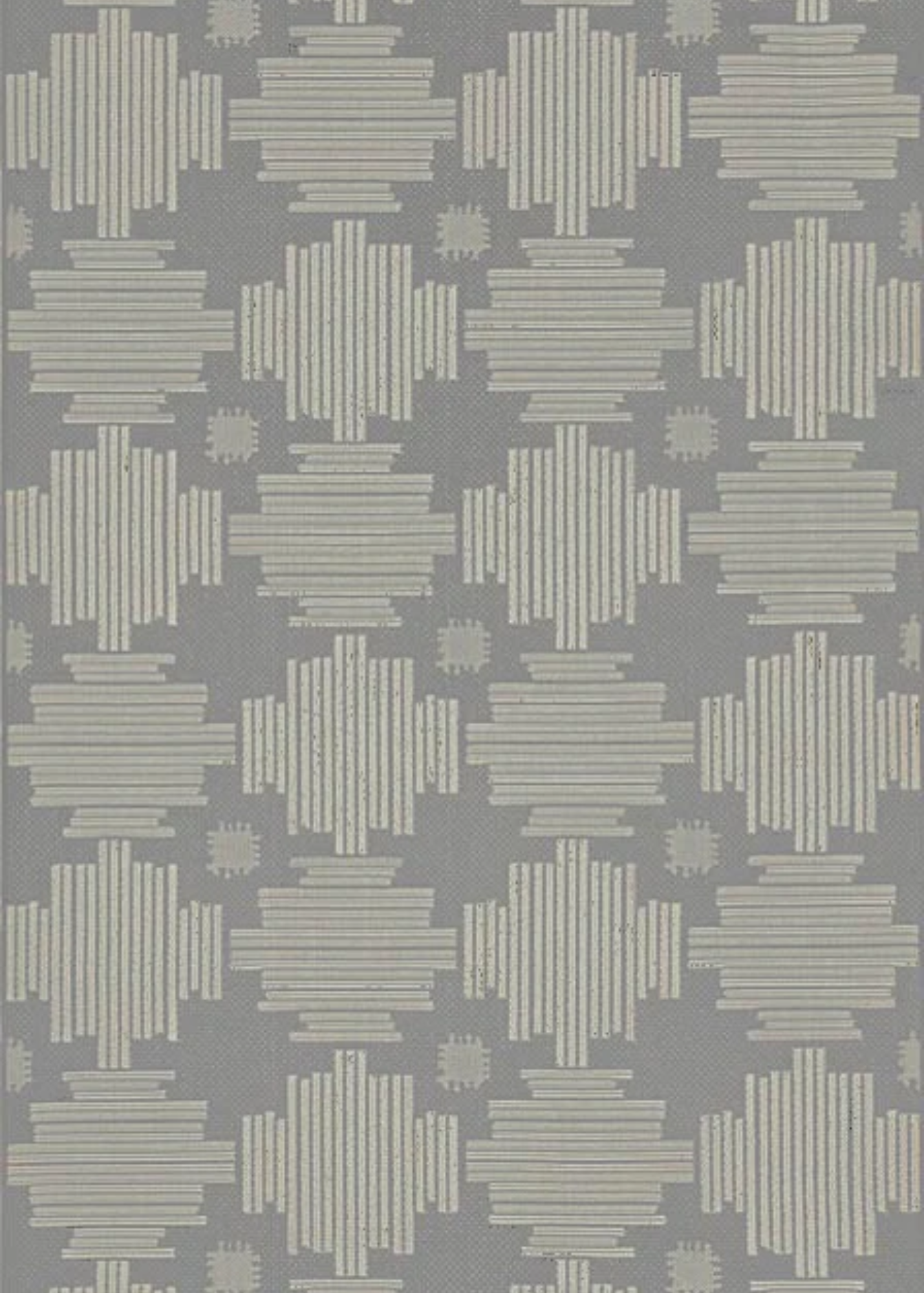 Silver Clover Rug