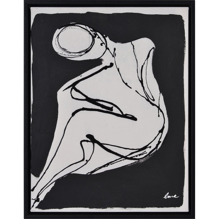 Art - LaDonna III Black & White - SMALL - Cleared 15" x 19"
