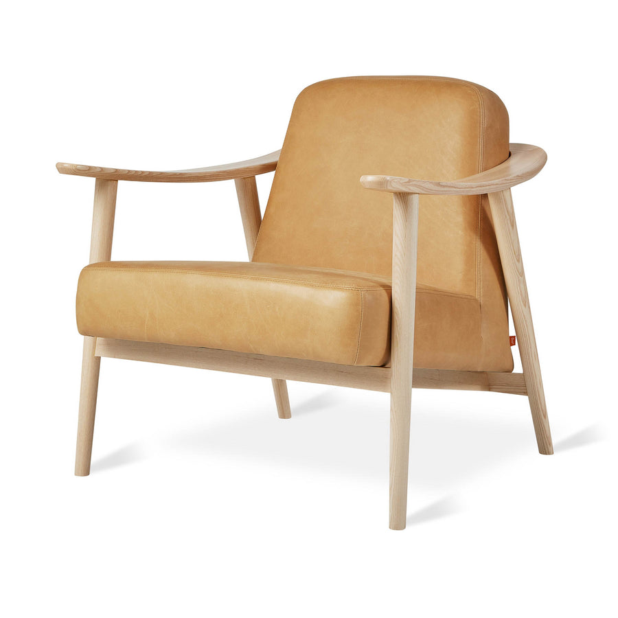 Accent Chair - Baltic Canyon Whiskey Leather w/ Ash